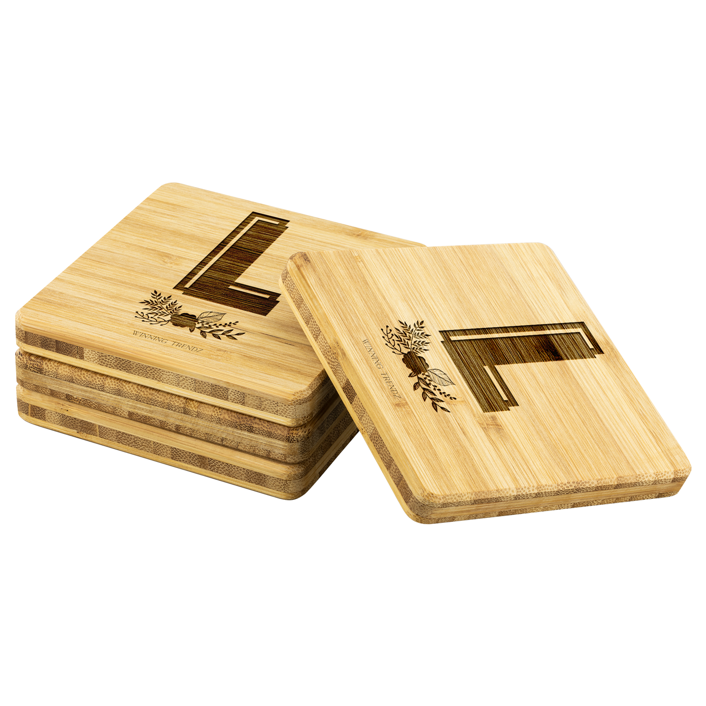 Bamboo "L" Coasters (Sets of 4)