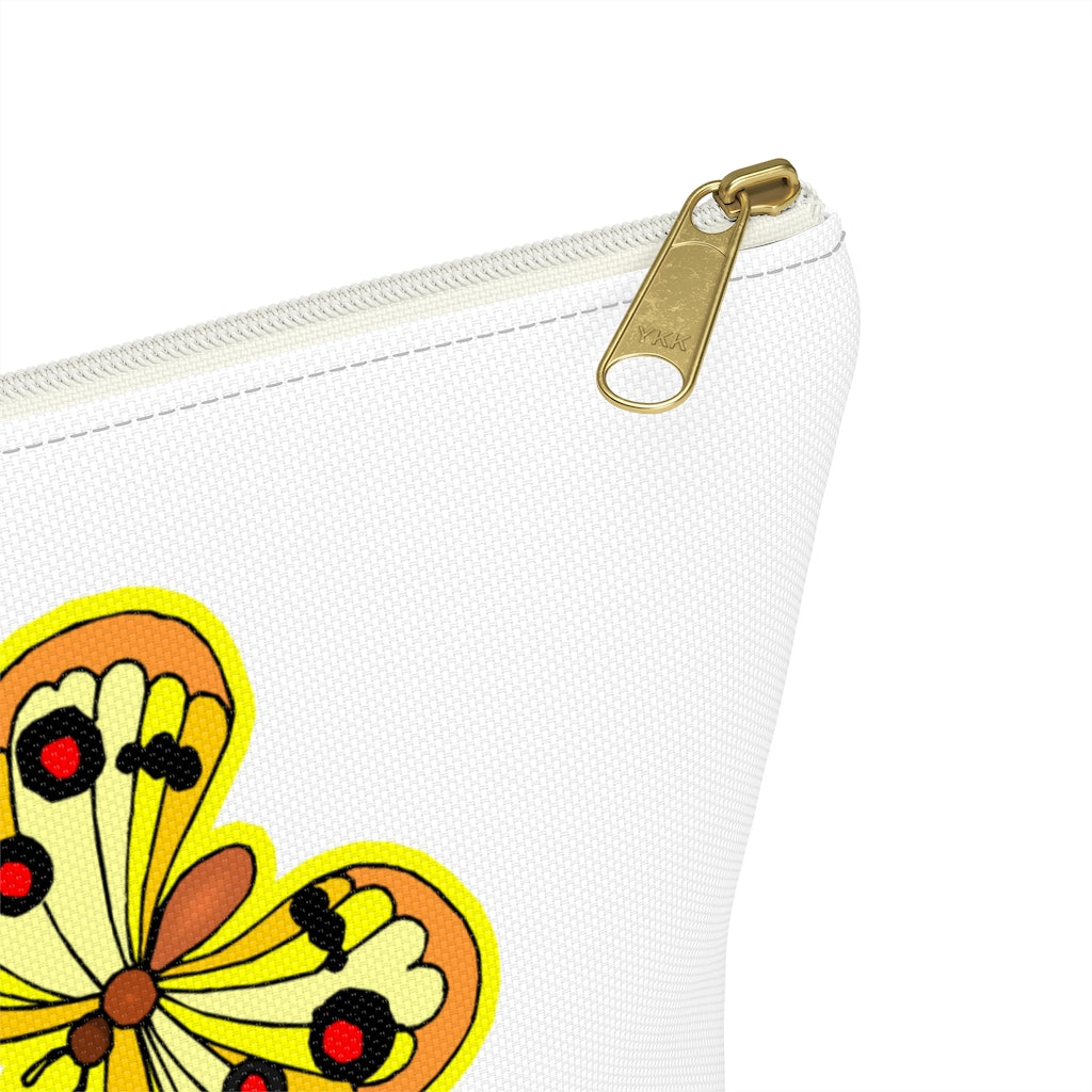 Yellow Butterfly Pouch