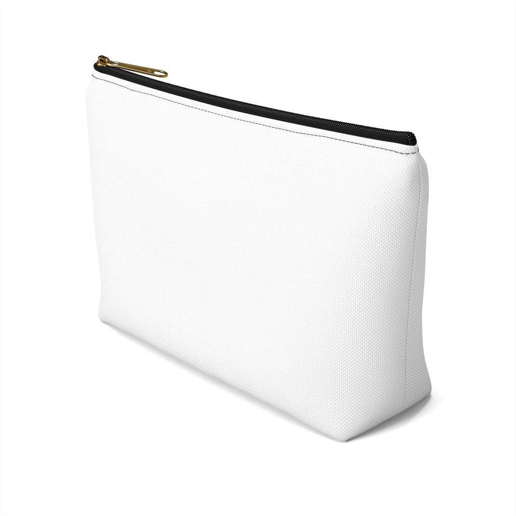 White/Black/Gold Pouch W T-Bottom