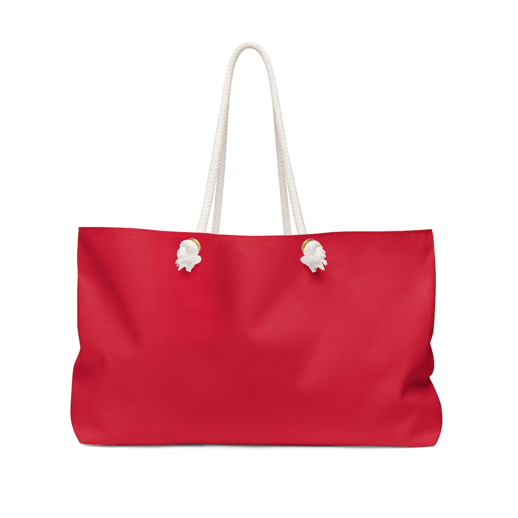 Gorgeous Bows Red Weekender Bag