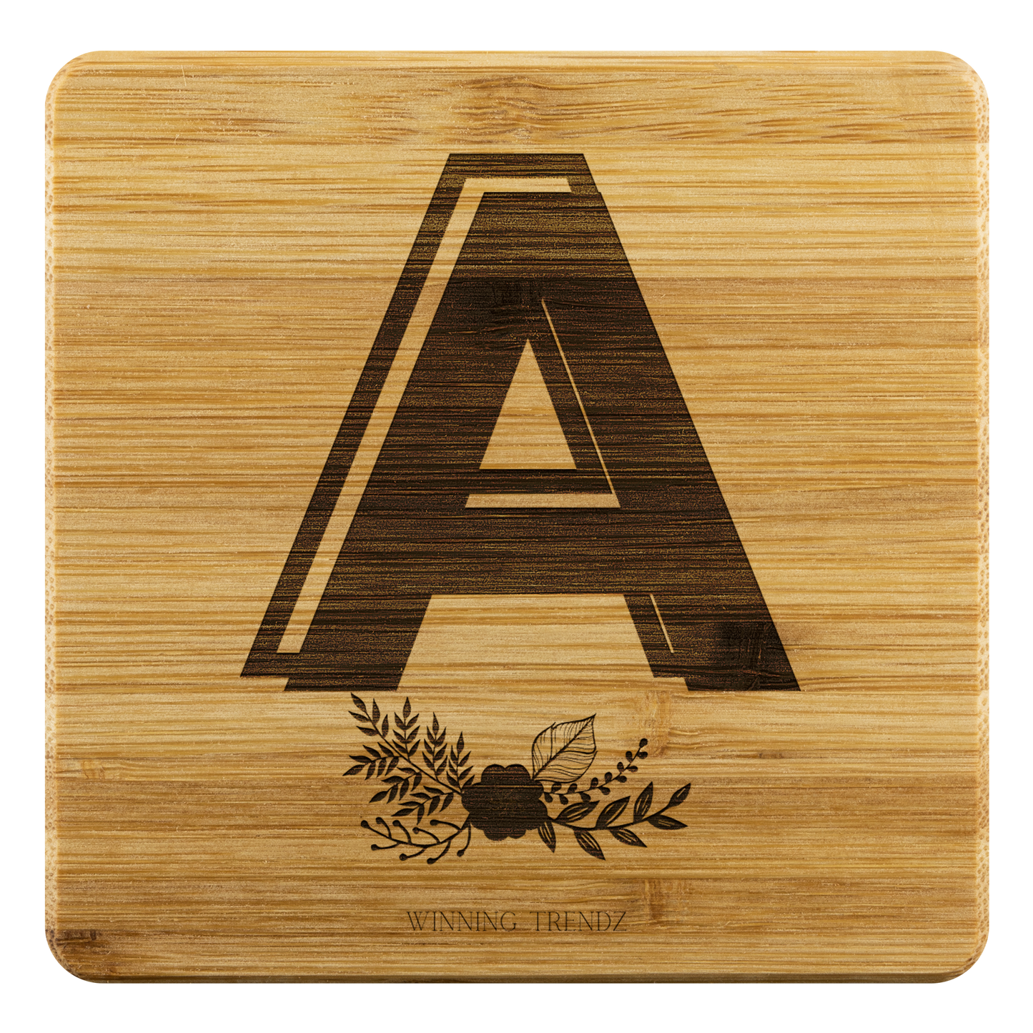 Bamboo "A" Coasters (Sets of 4)