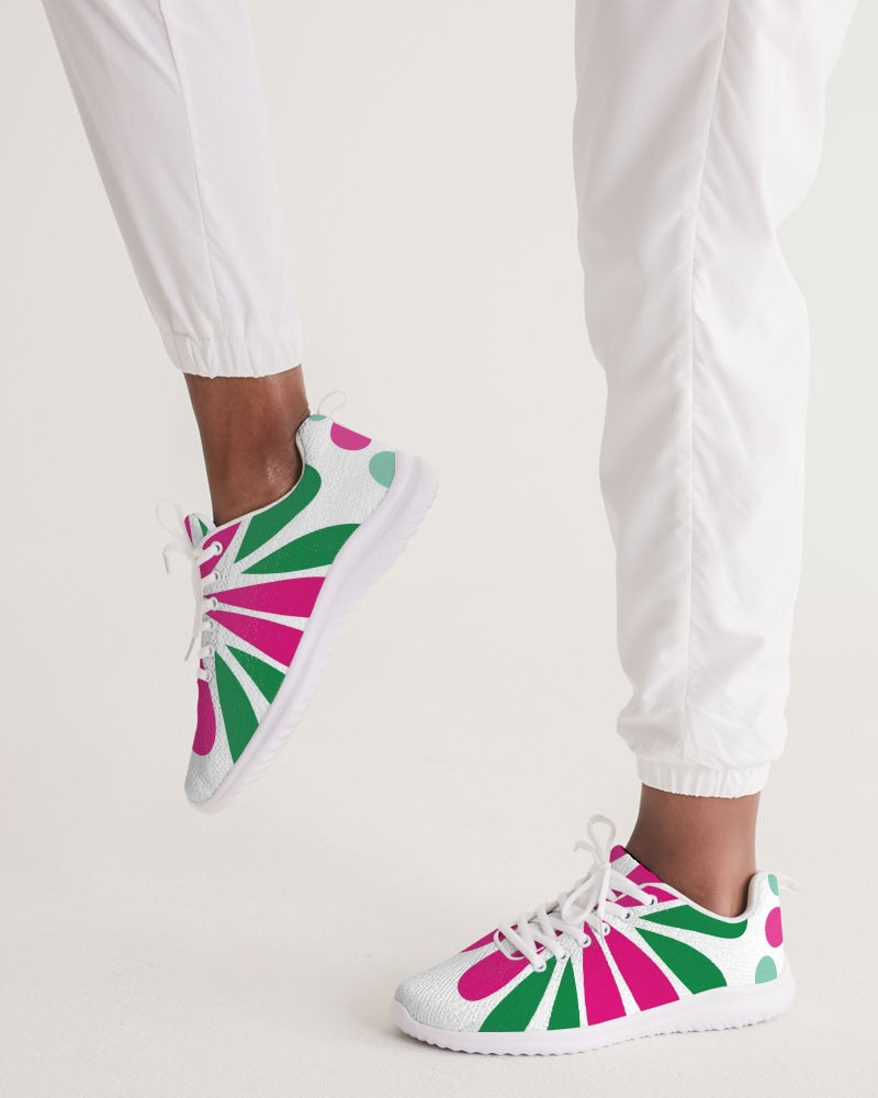 Funky Water Melon & Green Apple Women's Athletic Shoes