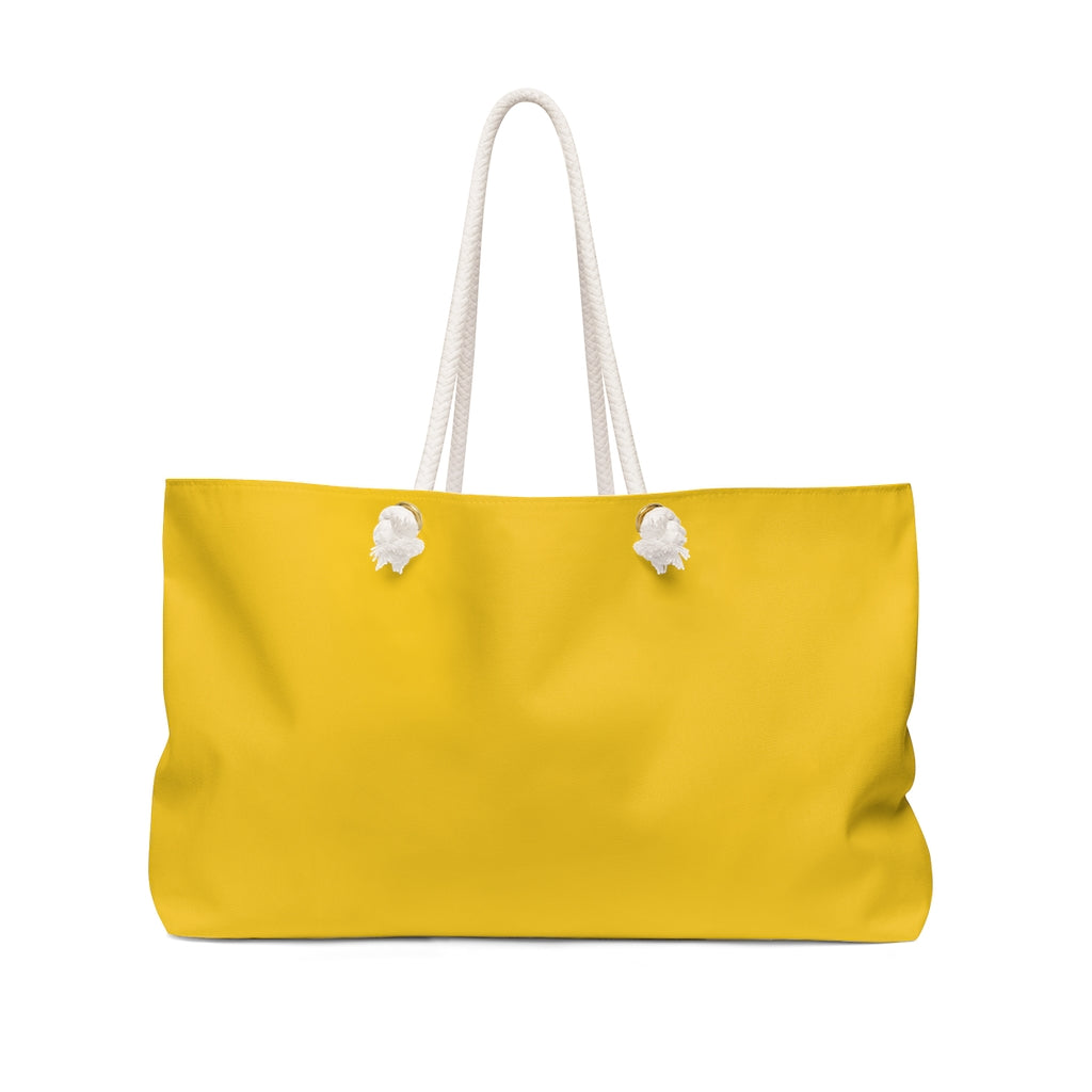 Beautiful Bows Yellow Weekender Bag