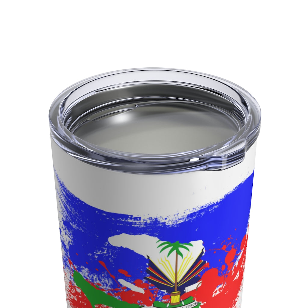 Haitian Flag Colors  10 OZ. Tumbler