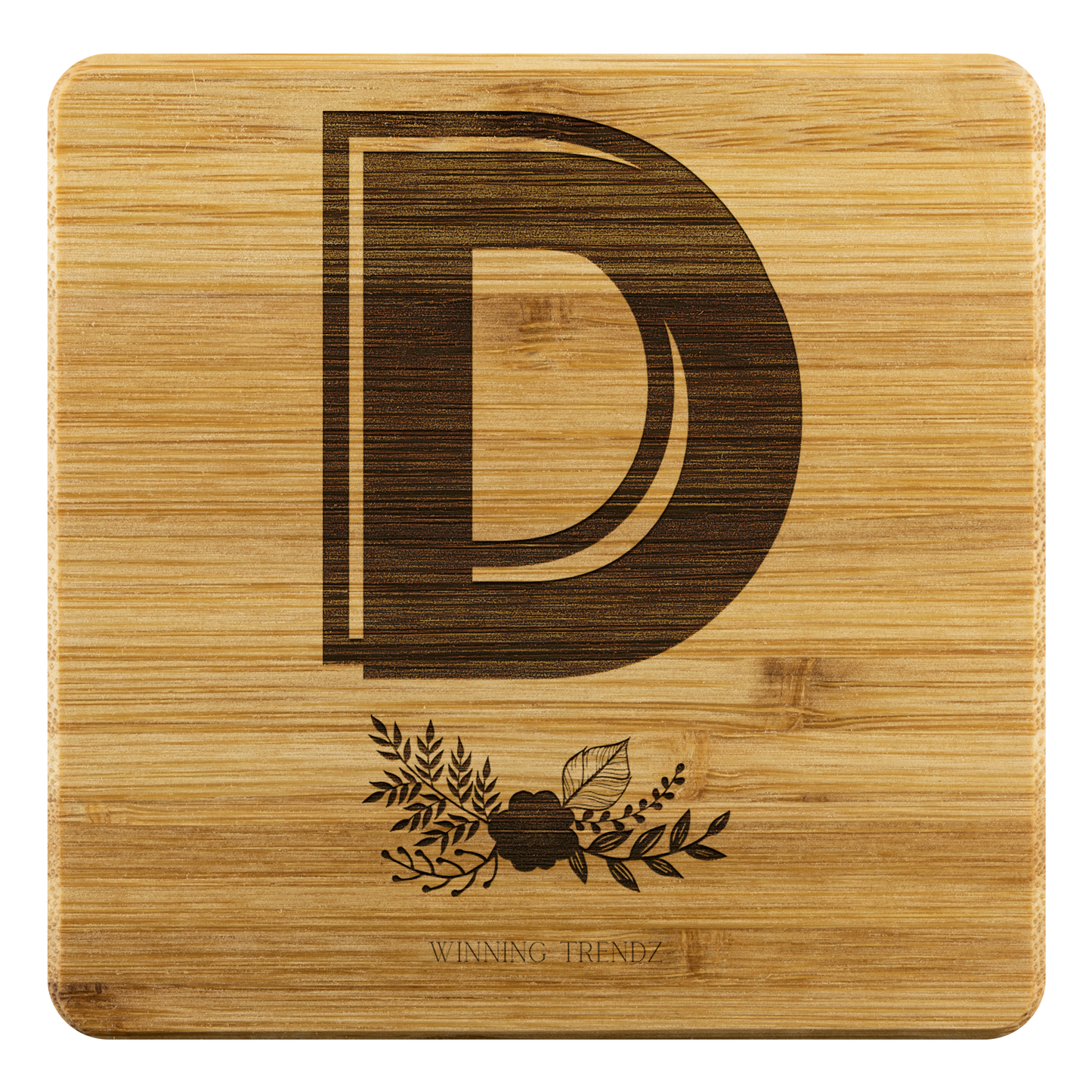 Bamboo "D" Coasters (Sets of 4)