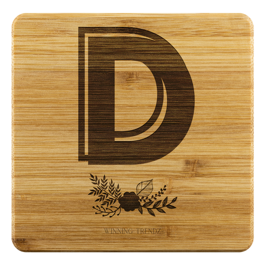 Bamboo "D" Coasters (Sets of 4)