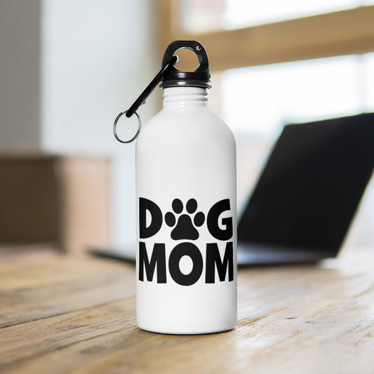 Dog Mom Stainless Steel Water Bottle