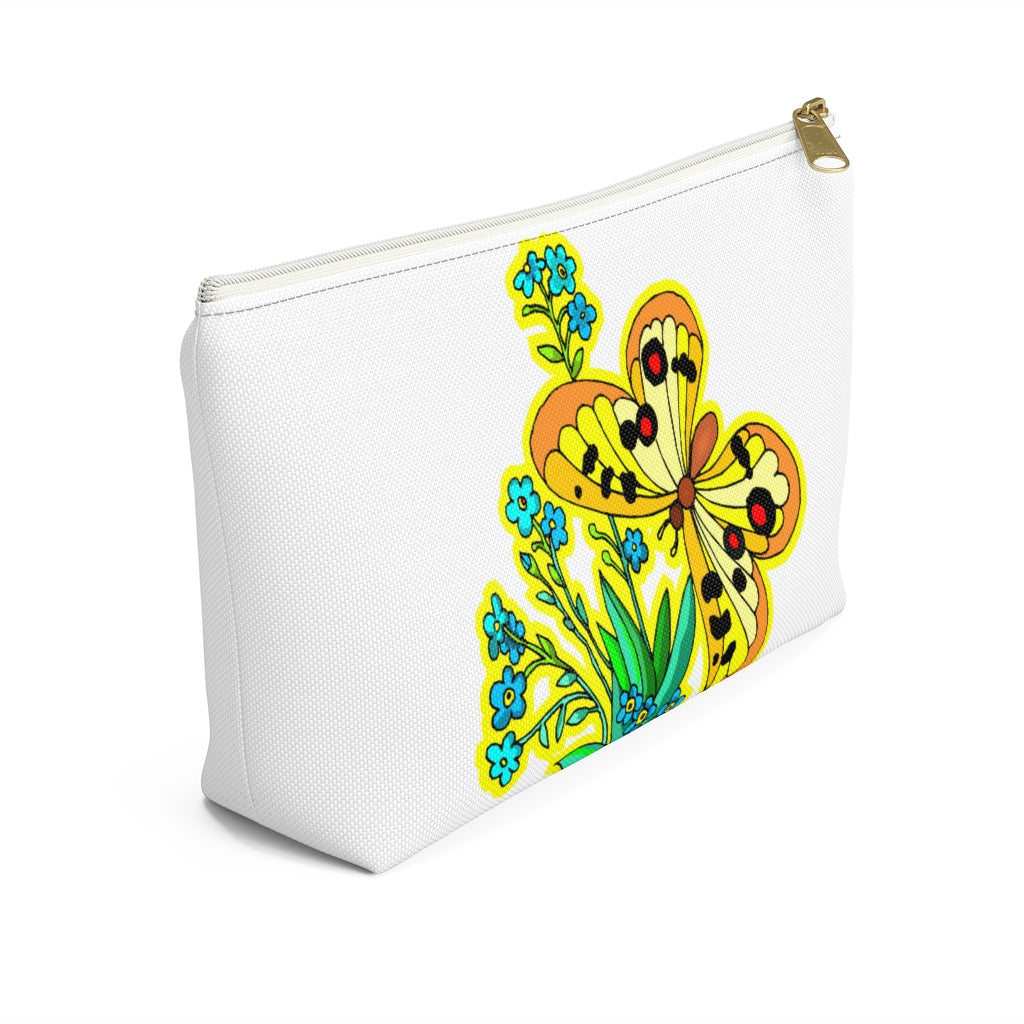 Yellow Butterfly Pouch