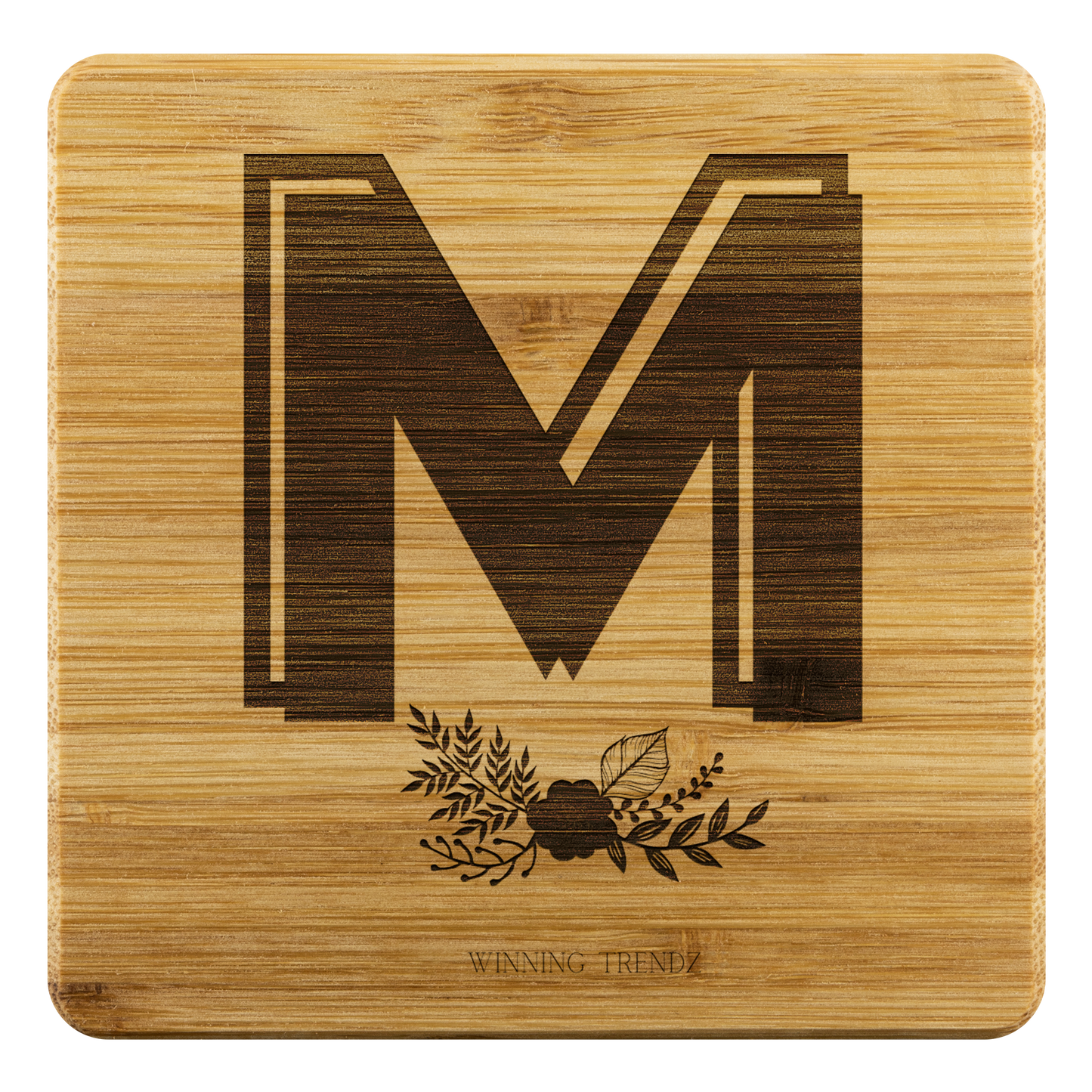 Bamboo "M" Coasters (Sets of 4)