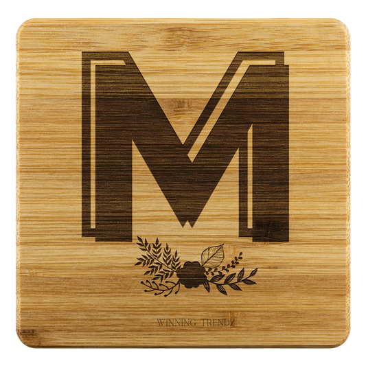 Bamboo "M" Coasters (Sets of 4)