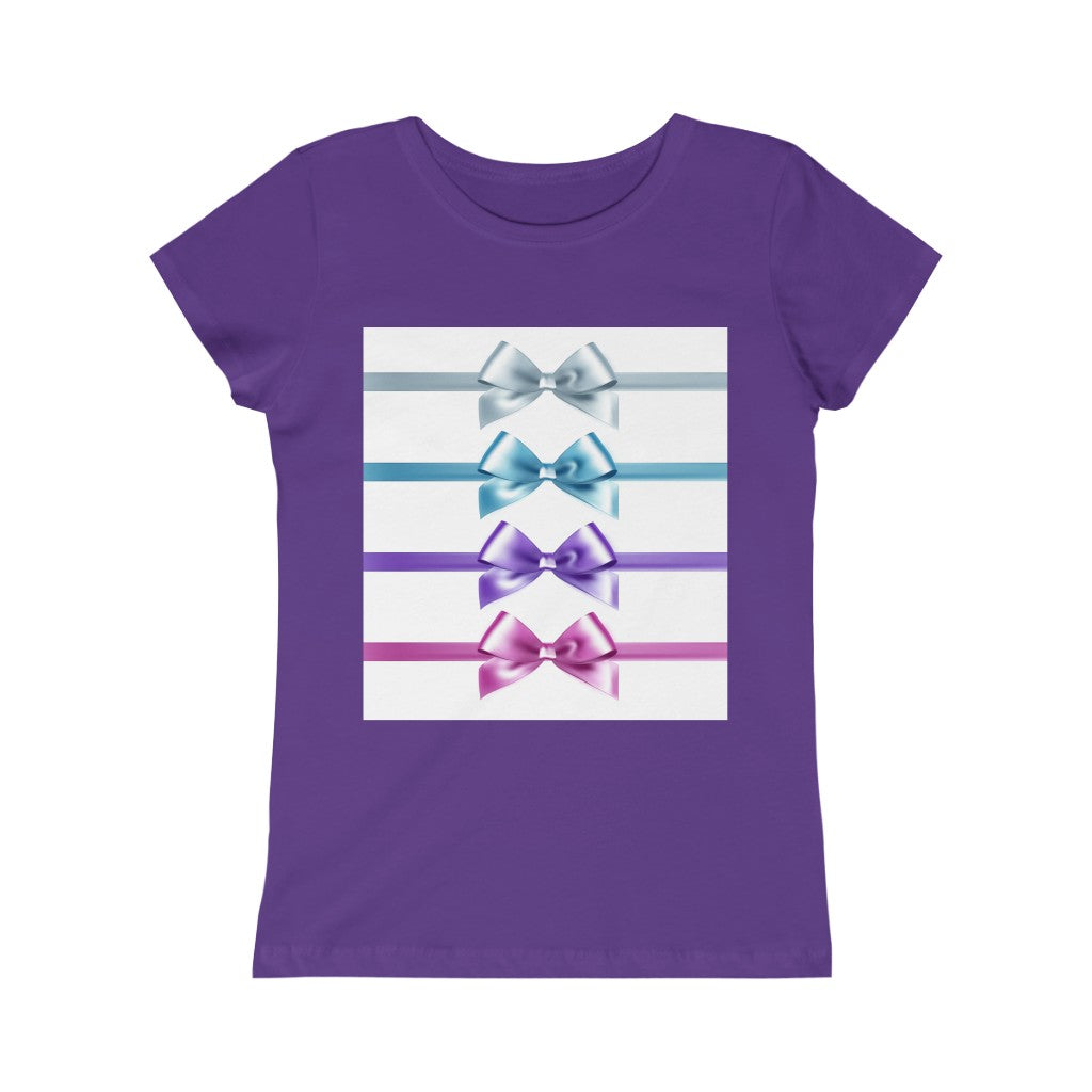 Colorful Shiny Bows Princess Tee