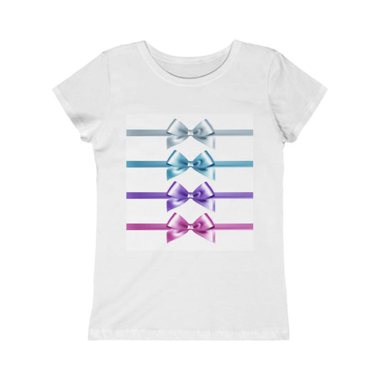 Colorful Shiny Bows Princess Tee