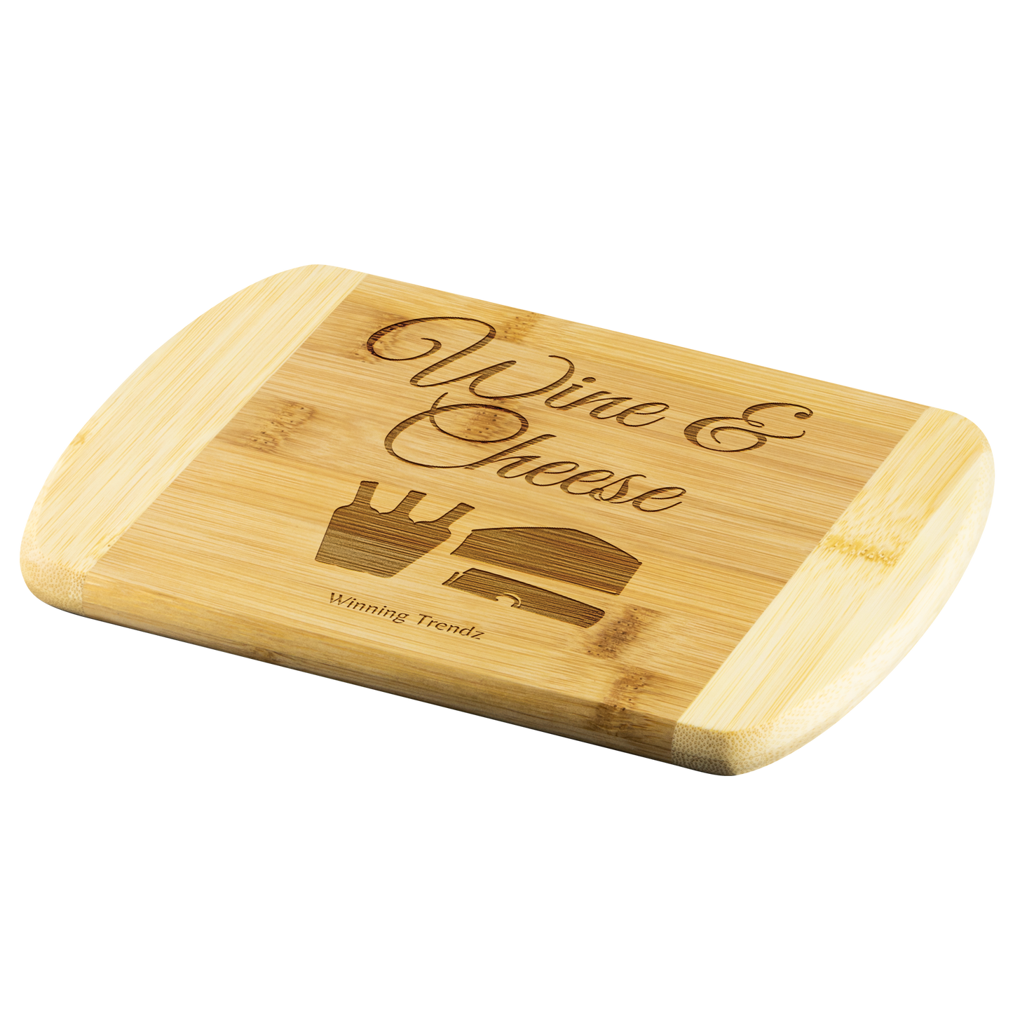 Bamboo Cutting Board (Wine & Cheese)