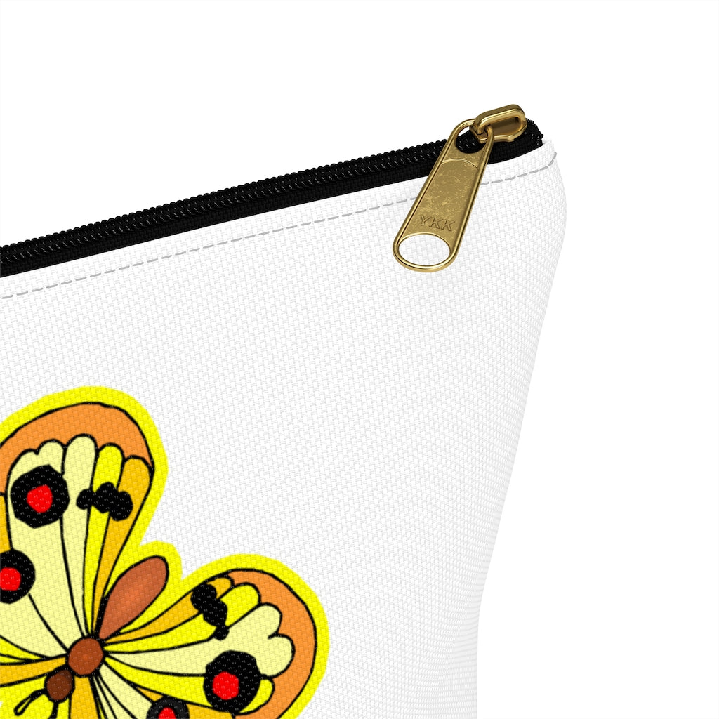 Yellow Butterfly Pouch