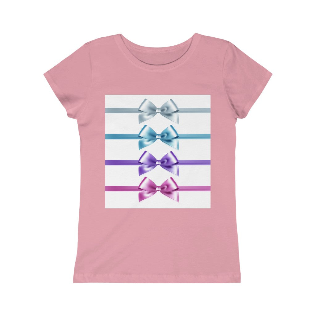 Colorful Shiny Bows Princess Tee