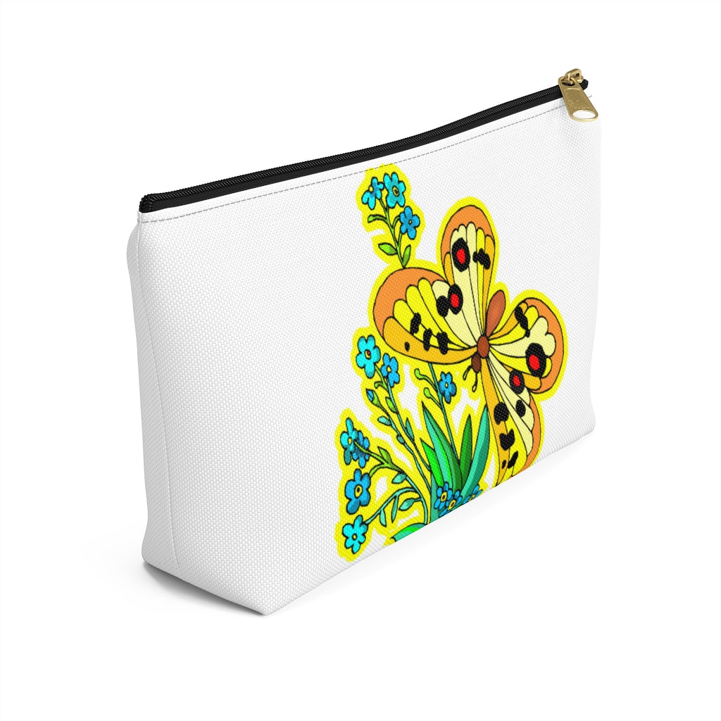 Yellow Butterfly Pouch