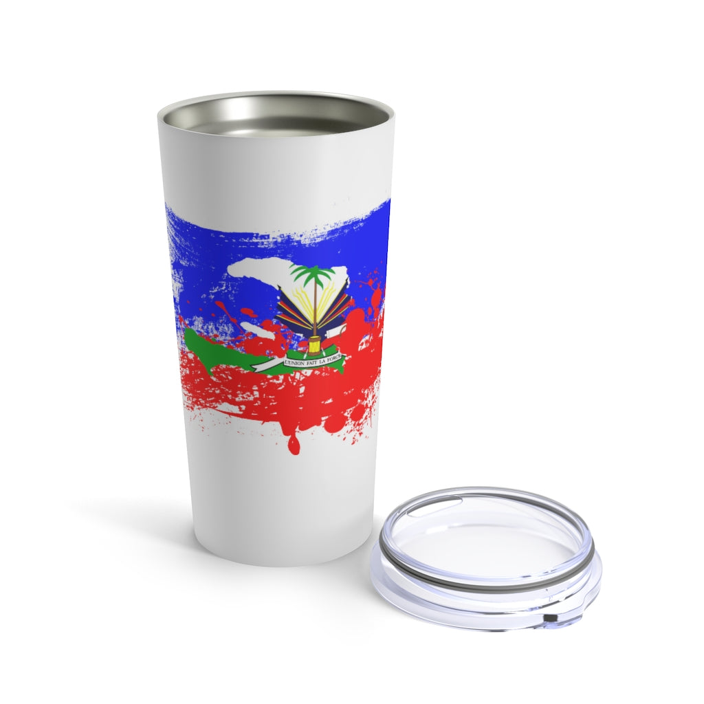 Haitian Flag Colors 20 OZ. Tumbler