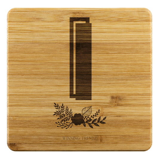 Bamboo "I" Coasters (Sets of 4)