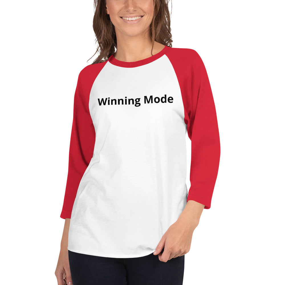 Winning Mode 3/4 Sleeve Raglan Shirt