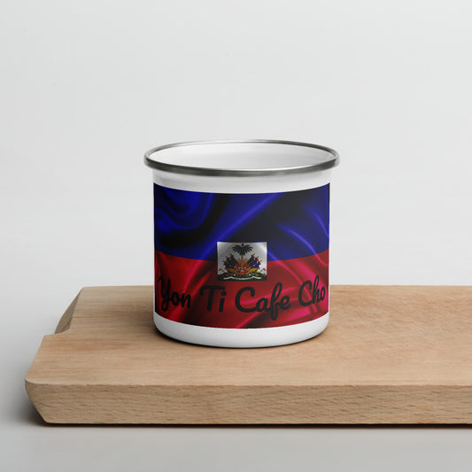 Yon Ti Cafe Cho Patriotic Mug