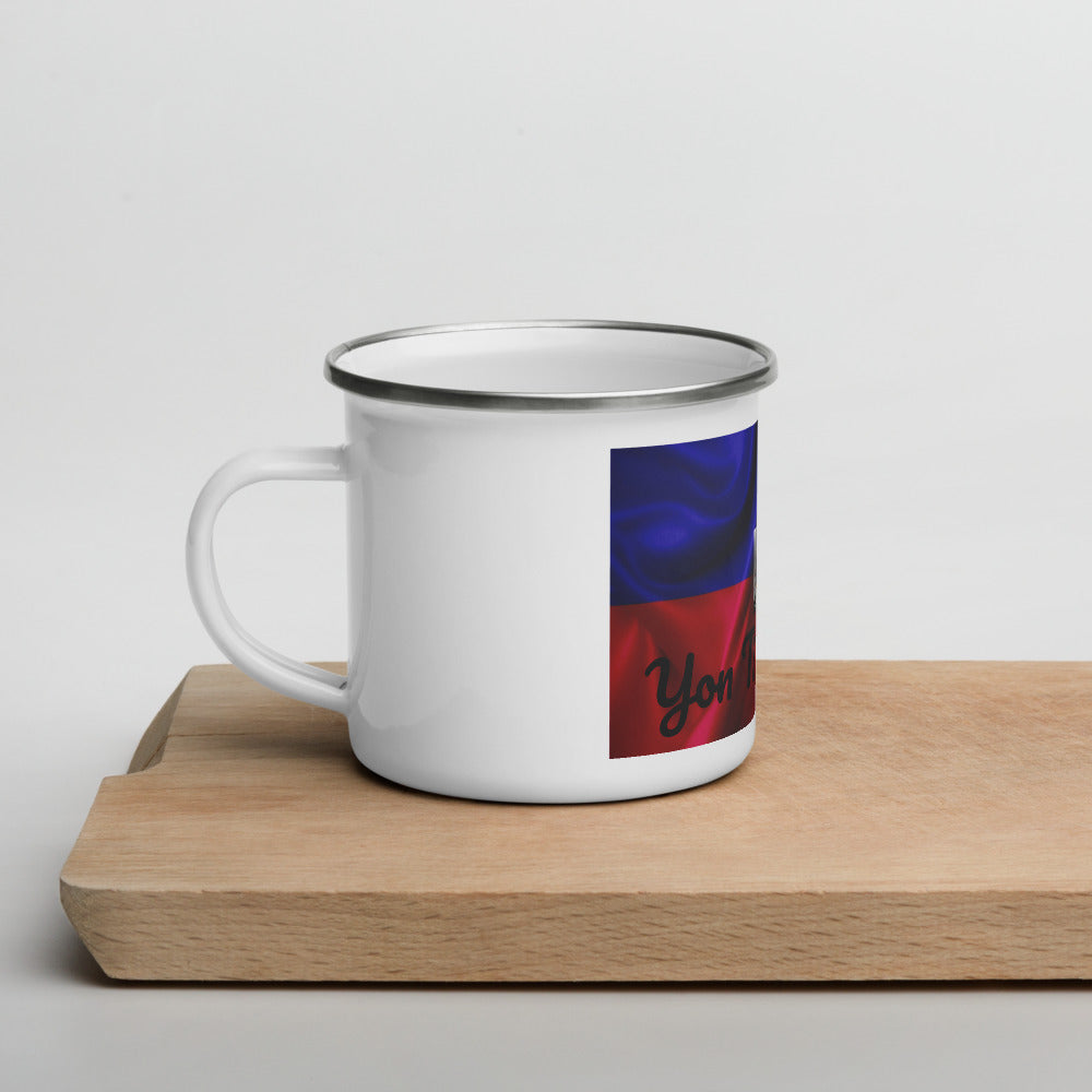 Yon Ti Cafe Cho Patriotic Mug