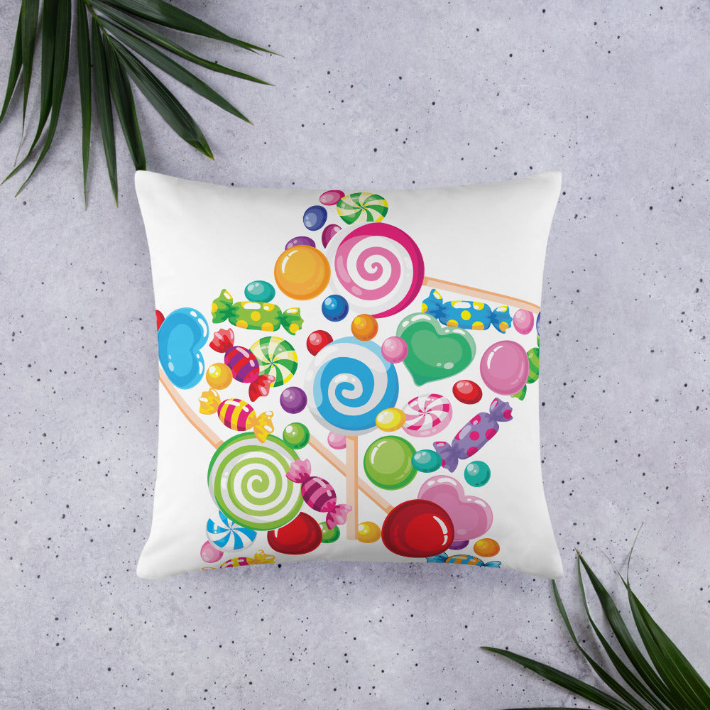 Candy Land Throw Pillow