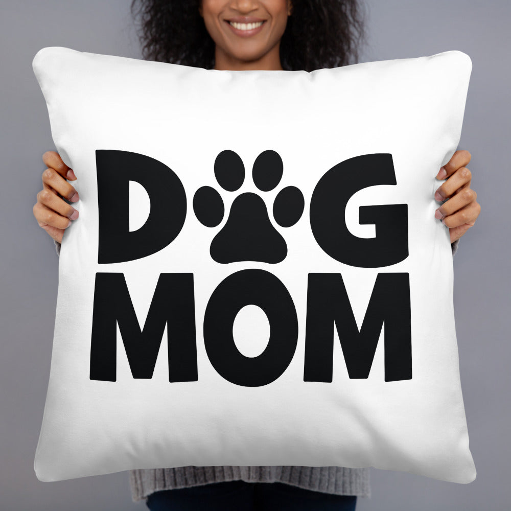 Dog Mom Throw Pillow