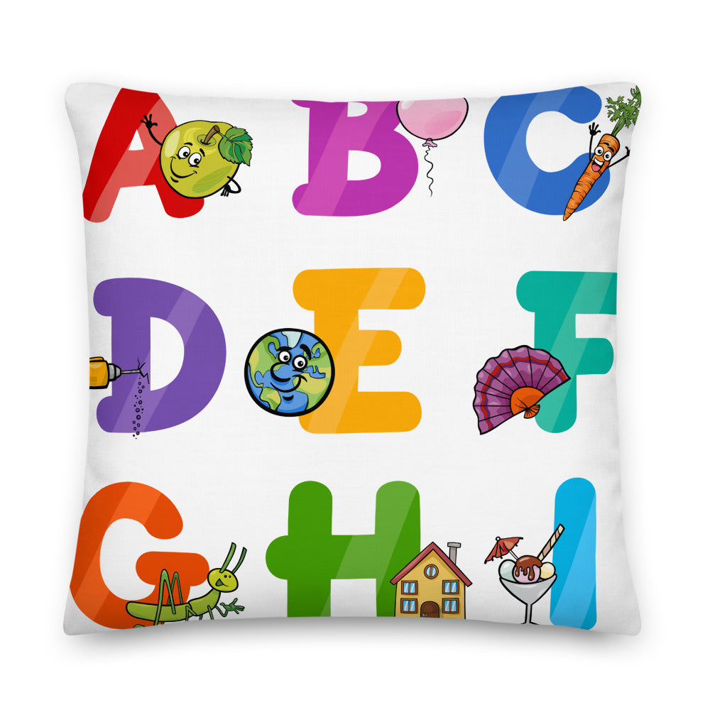 Fun Alphabet Premium Pillow