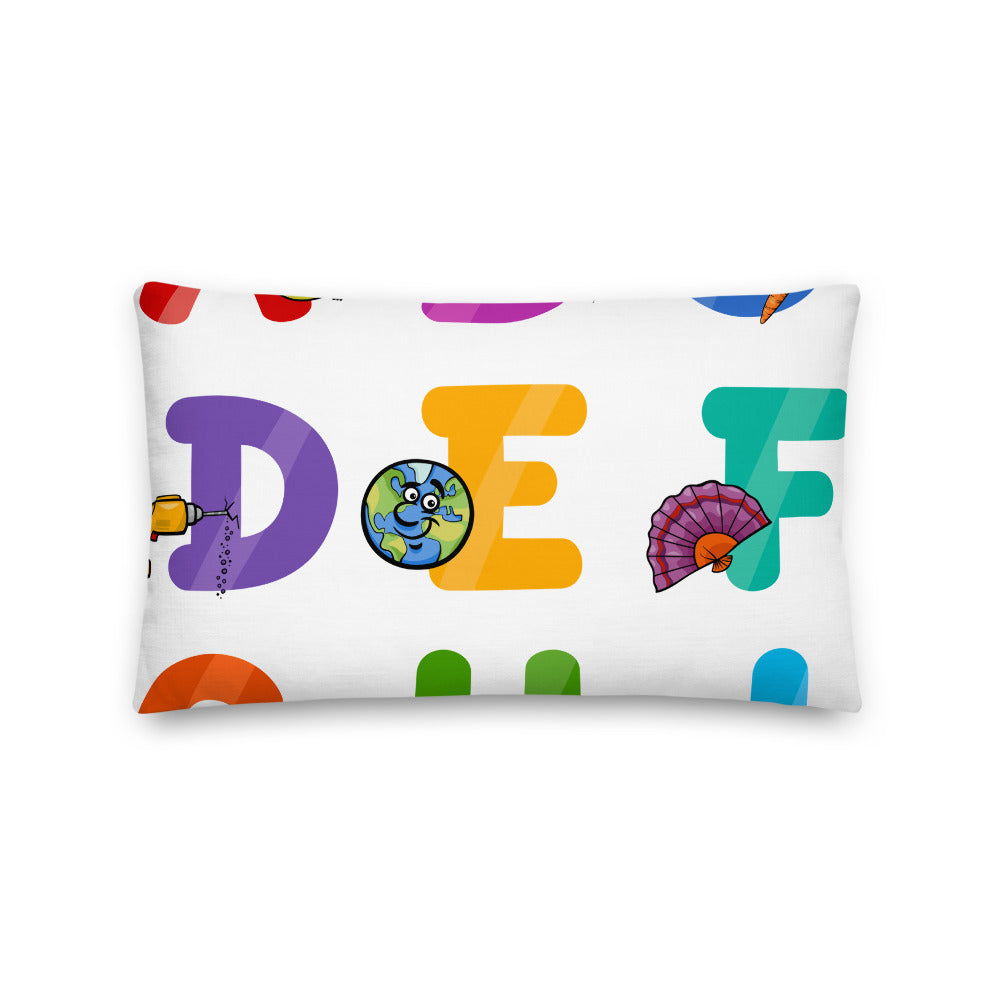 Fun Alphabet Premium Pillow