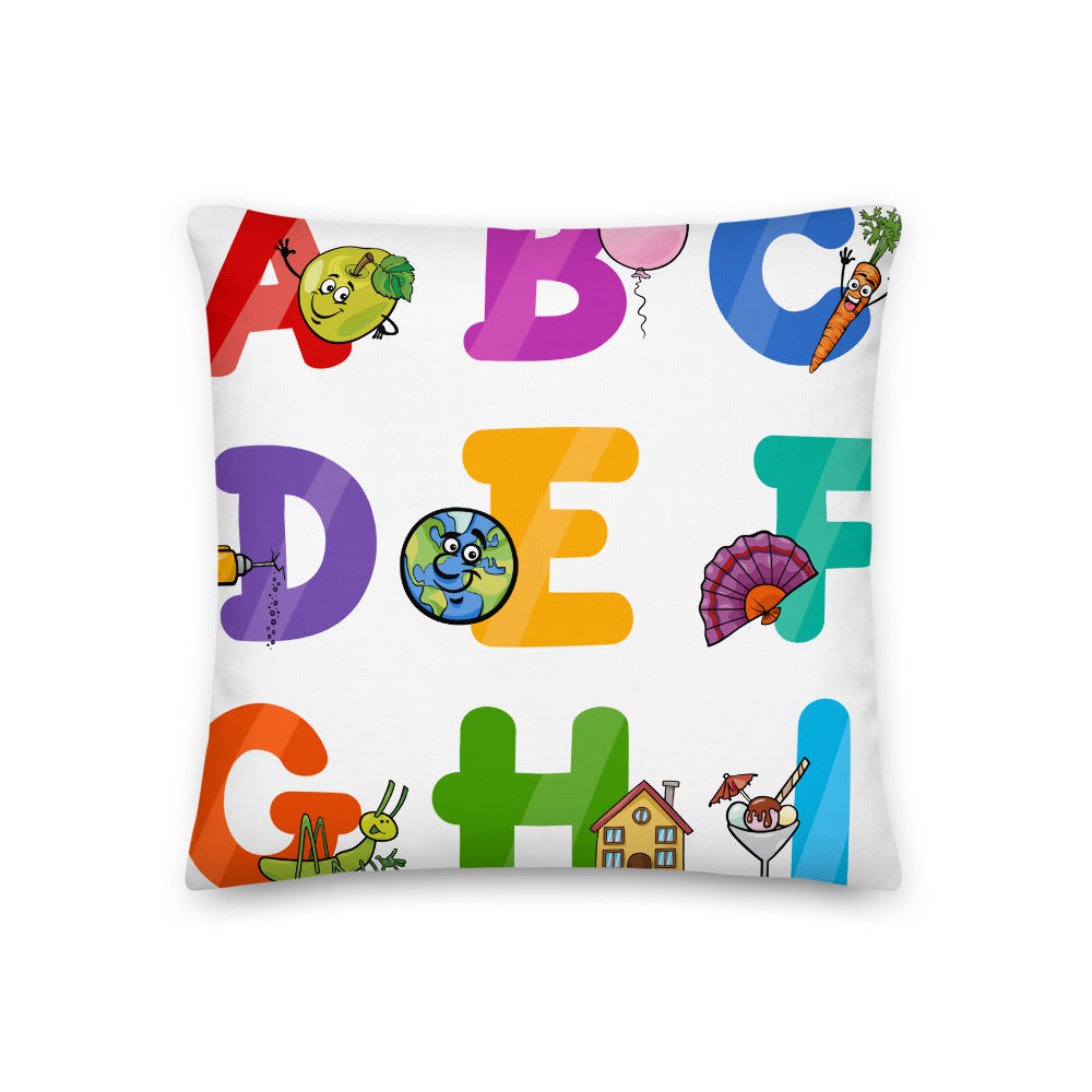 Fun Alphabet Premium Pillow