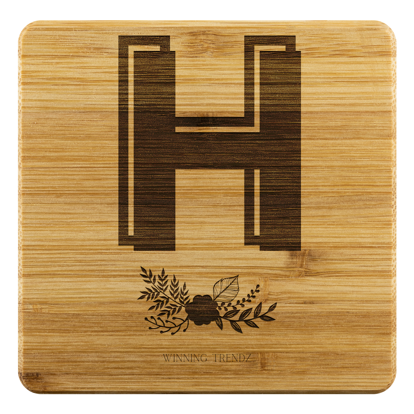 Bamboo "H" Coasters (Sets of 4)