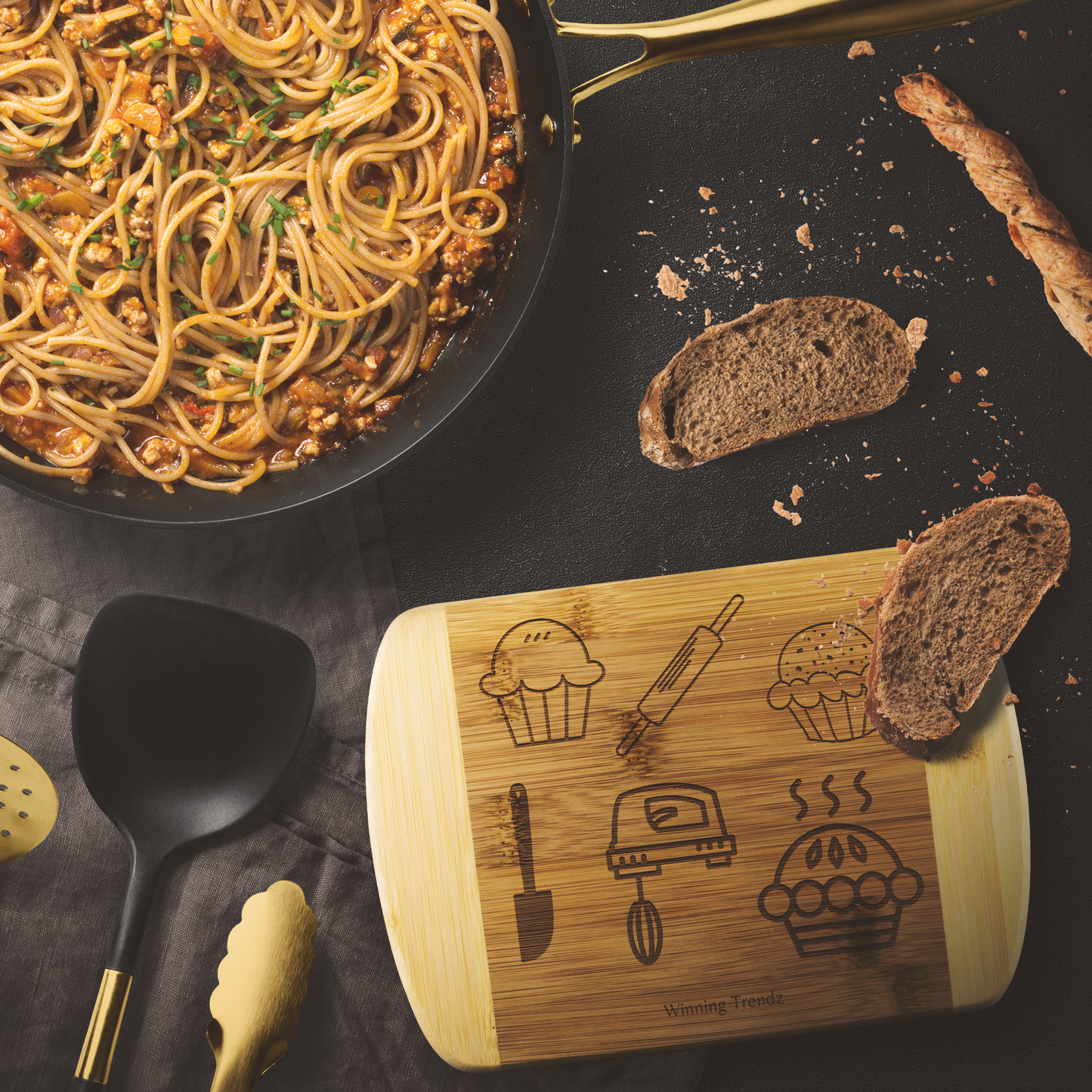 Bamboo Cutting Board (Baking Is Fun)