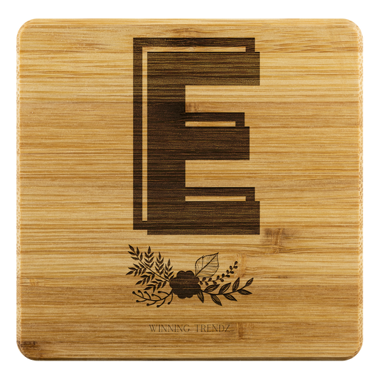 Bamboo "E" Coasters (Sets of 4)