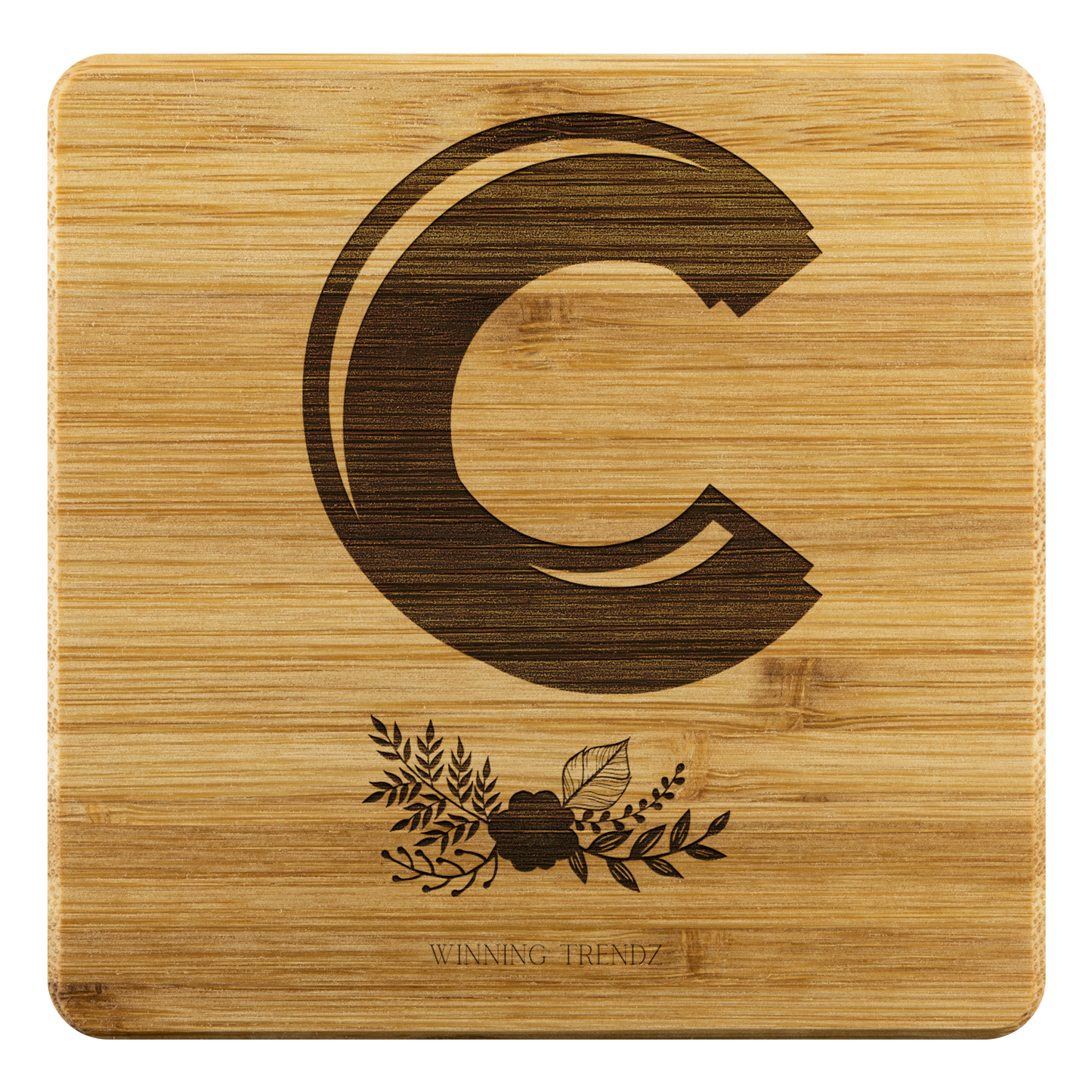 Bamboo "C" Coasters (Sets of 4)