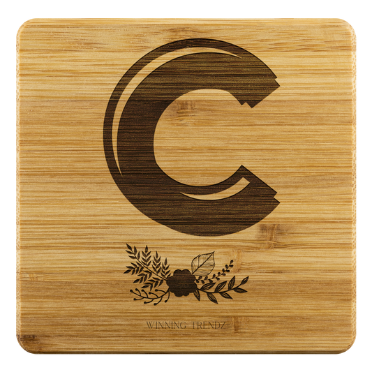 Bamboo "C" Coasters (Sets of 4)