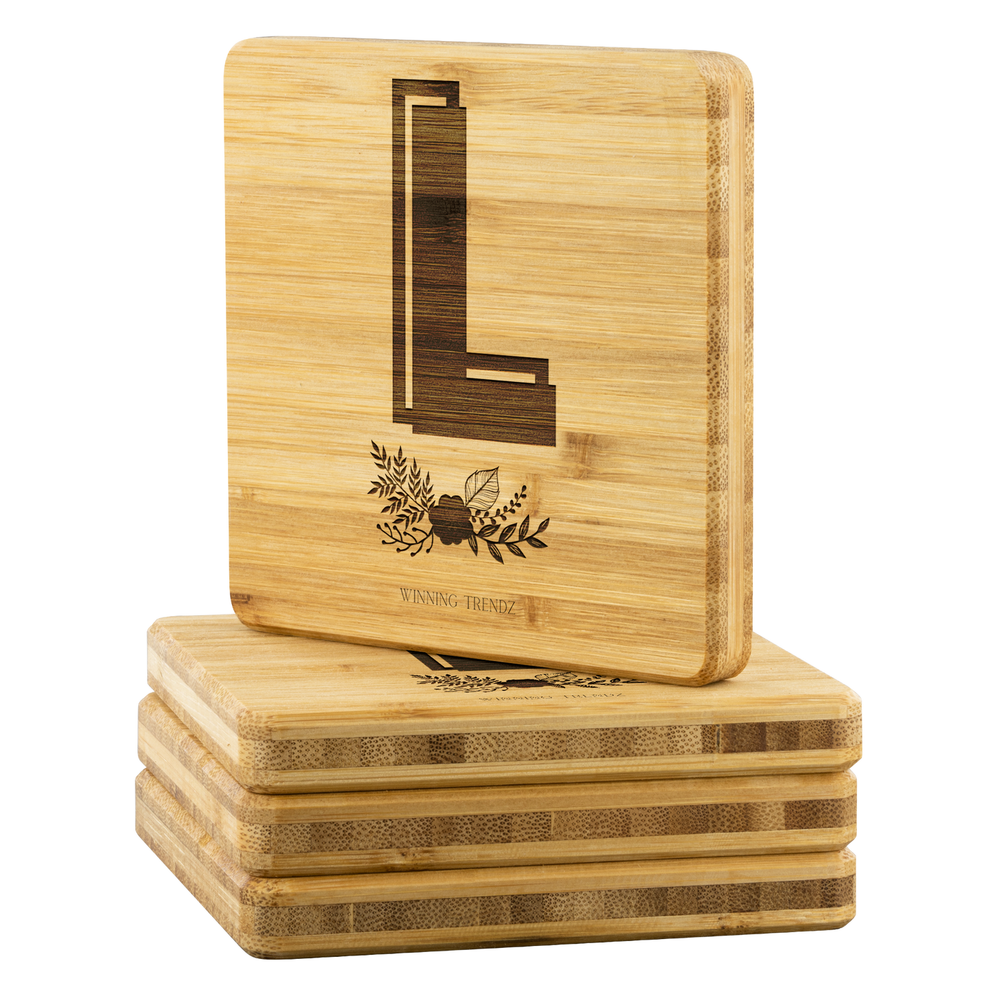 Bamboo "L" Coasters (Sets of 4)