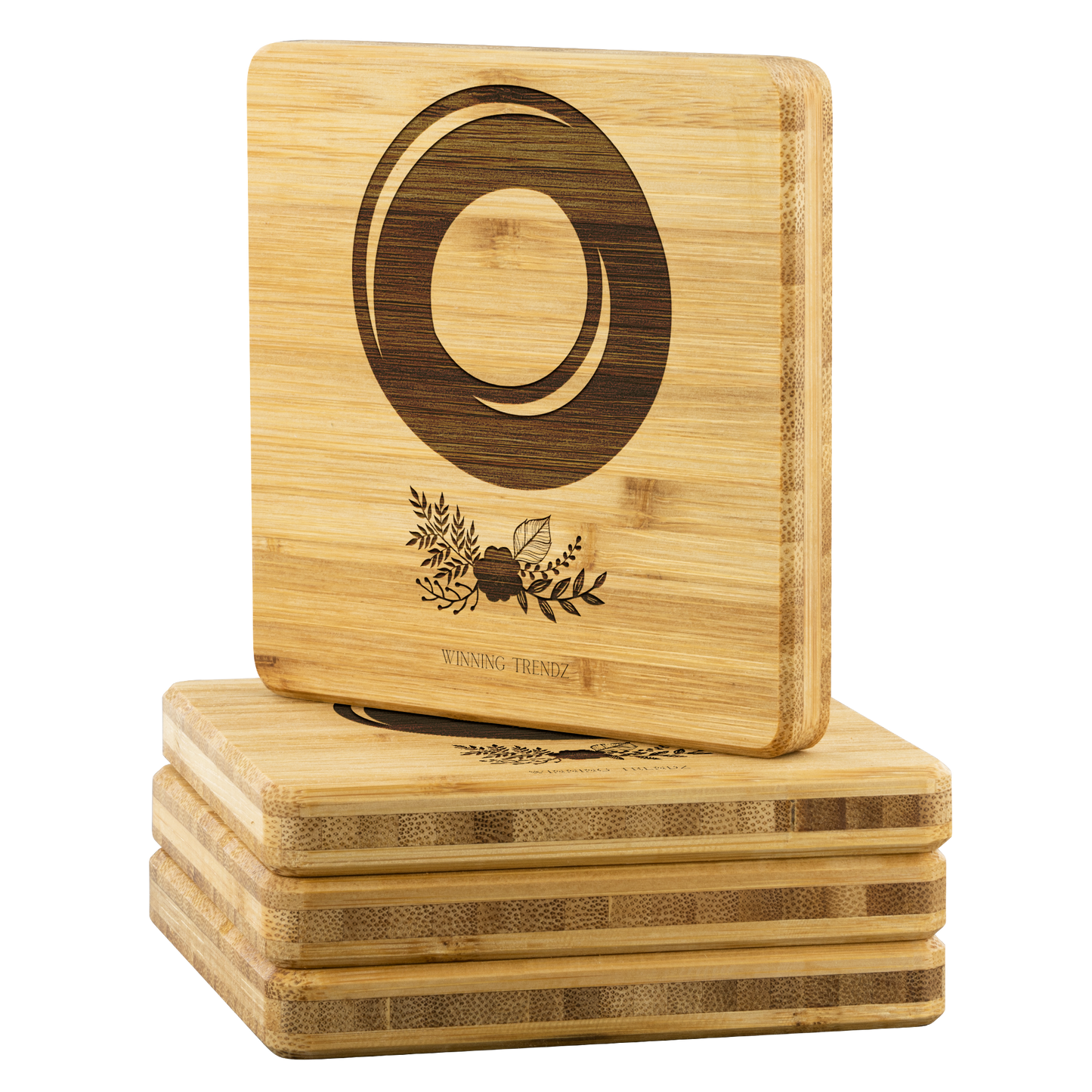 Bamboo "O" Coasters (Sets of 4)