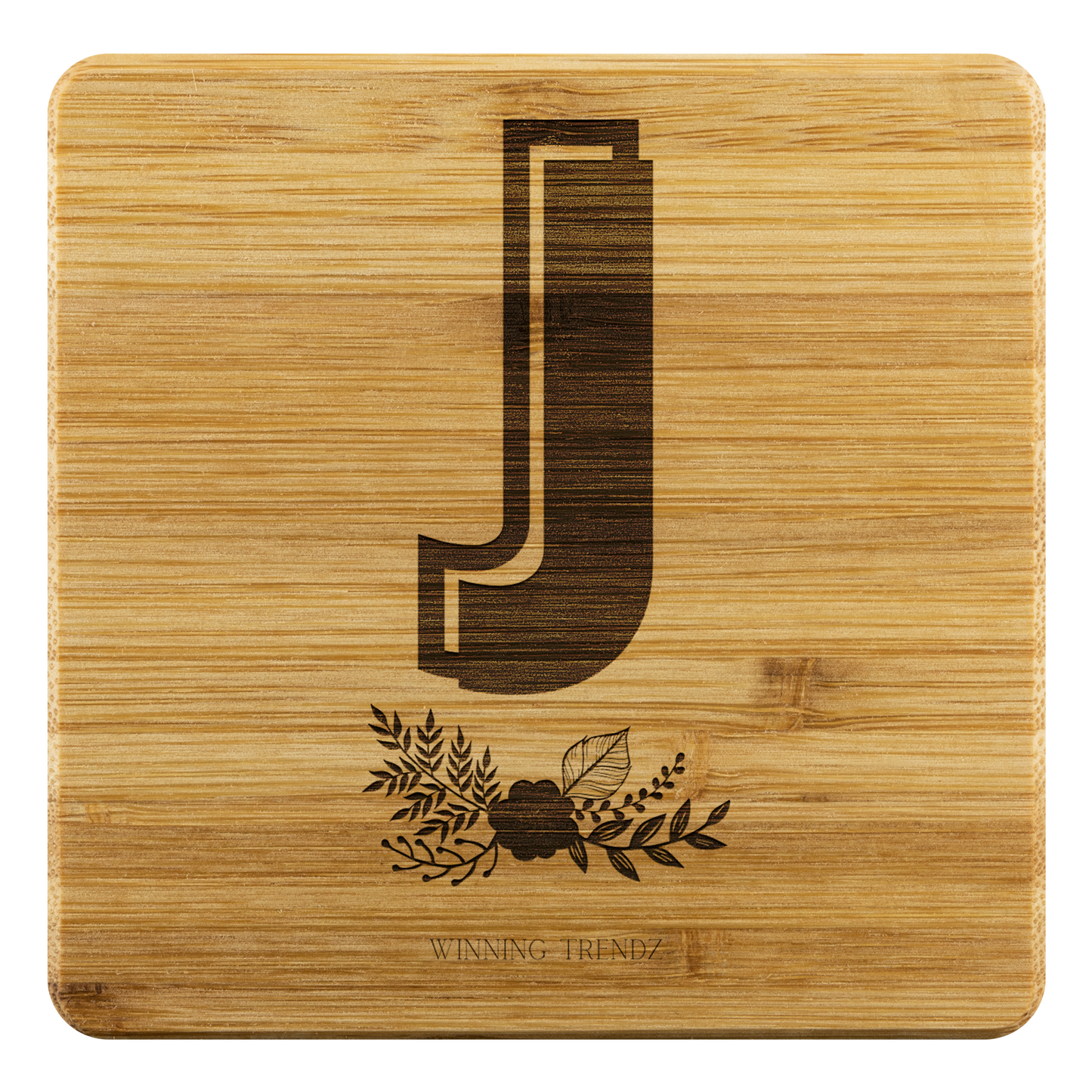 Bamboo "J" Coasters (Sets of 4)